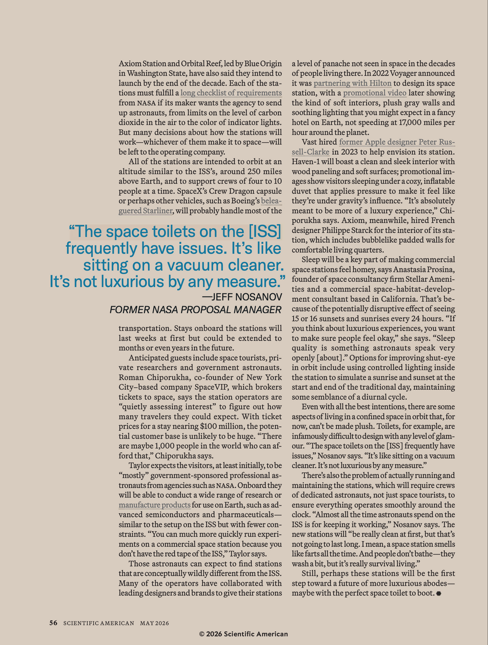 Press coverage of Anastasia Prosina